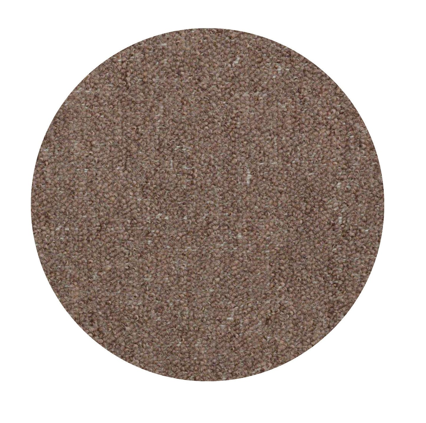 Home Queen Indoor Outdoor Commercial Brown Color Area Rug - 3' Round, (H-NEYLAND-3-ROUND-BROWN)