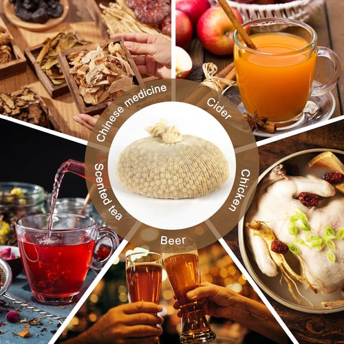 14” 15 Pack Cotton Brew Bag Grain and Spice Beer Brewing Bags Muslin Bags Steeping Bags for Dry Hopping Grain Beer Wine Grain Socks Nut Milk Fruit Hops Mead for Home Brewing or Micro Brewing