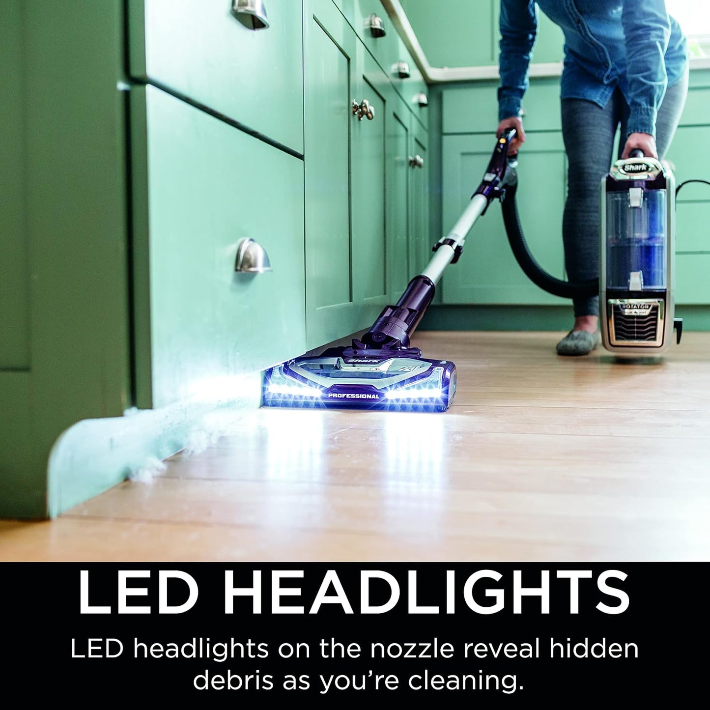 Shark NV752 Rotator Vacuum - Powered Lift-Away with HEPA Filter, Large Dust Cup & LED Headlights | Bordeaux