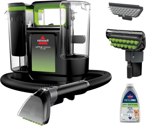 BISSELL® Little Green® Max Pet Portable Carpet Cleaner - Deep Cleaning with Self-Cleaning Tool & Pet Hair Remover