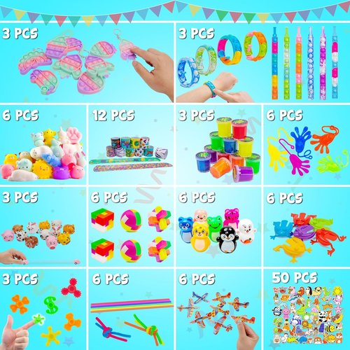 DQstar Party Favors | Treasure Box Prizes for Kids 4-12 | Perfect for Goodie Bags & Birthdays
