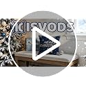 Blue Merry Christmas Snowflake Pillow Covers 18x18 Inch, Set of 4 - 18" Square