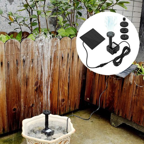 Hovico Solar Fountain - Efficient Water Pump for Bird Bath | Outdoor Kit for Ponds & Gardens
