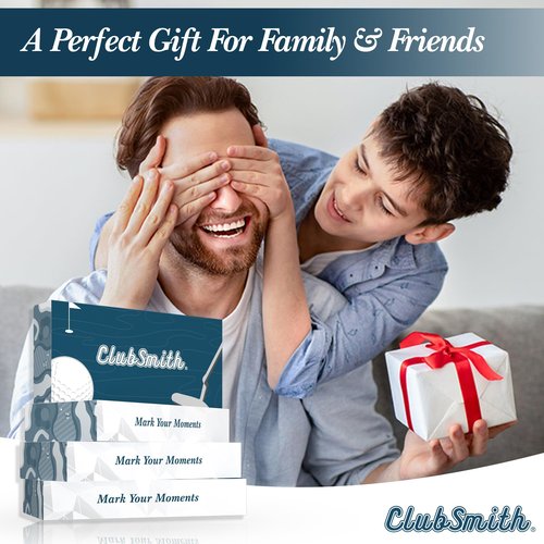 ClubSmith® Golf Ball Marker Gift Box Set with Magnetic Hat Clips, Funny Putting Marker Cool Golf Accessories, Premium Gifts for Men & Women Golfers (Set of 3) (Rub for Luck Set)