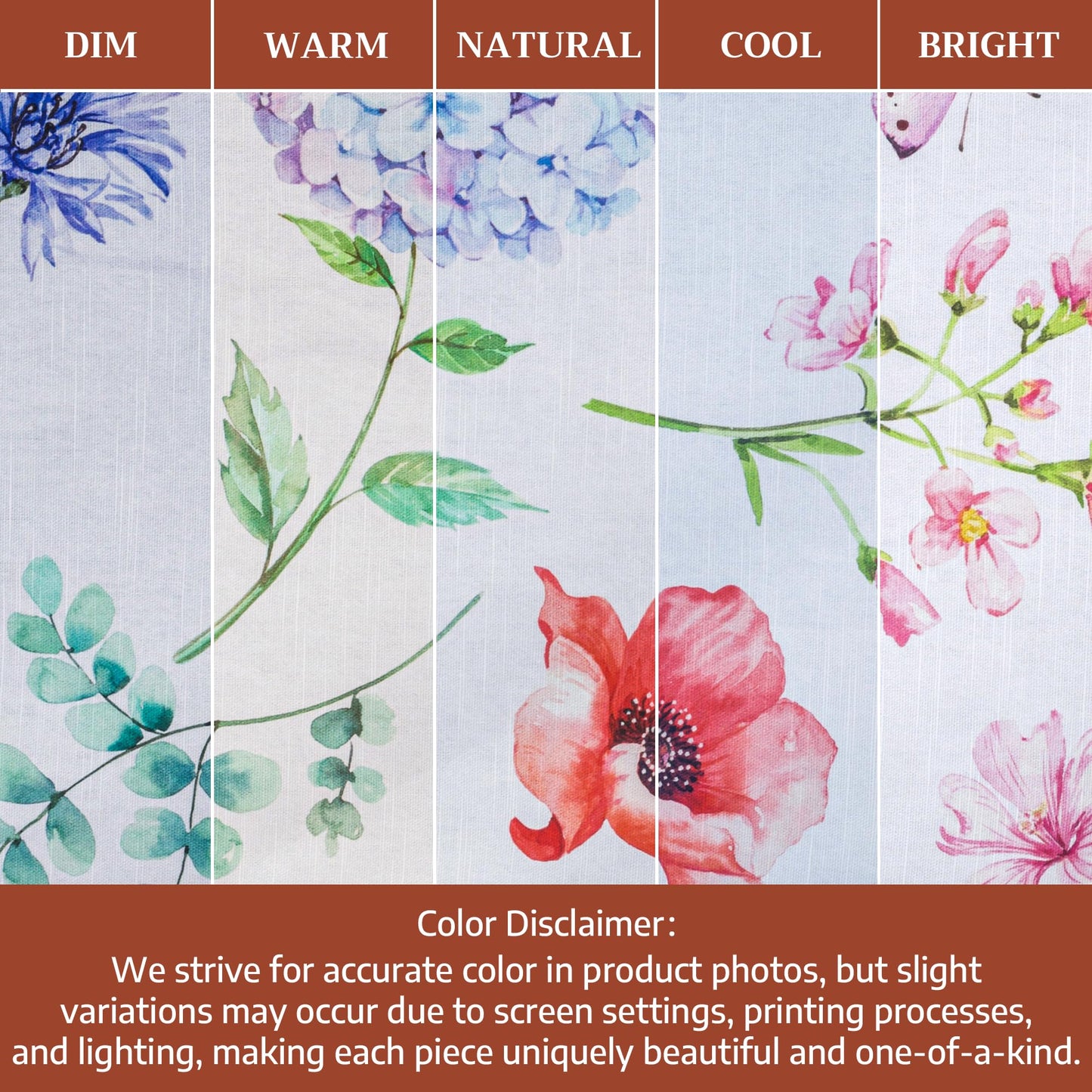 Maison d' Hermine Table Cloth Rectangle Table 100% Cotton 54 x 72 Inches Tablecloth Reusable Decorative for Dining Kitchen Room Farmhouse Home Gifts for Mothers Day Spring Summer - Just Floral