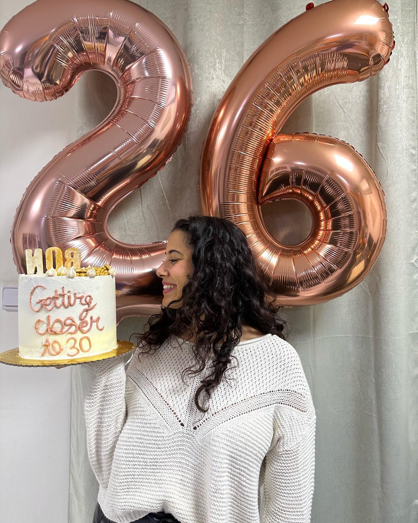 Rose Gold 6 Balloon, Number Balloons 40 Inch, 6th Balloons for Birthday Decorations, Rose Gold Party Supplies 6 Birthday Balloon, Number 6 Balloon