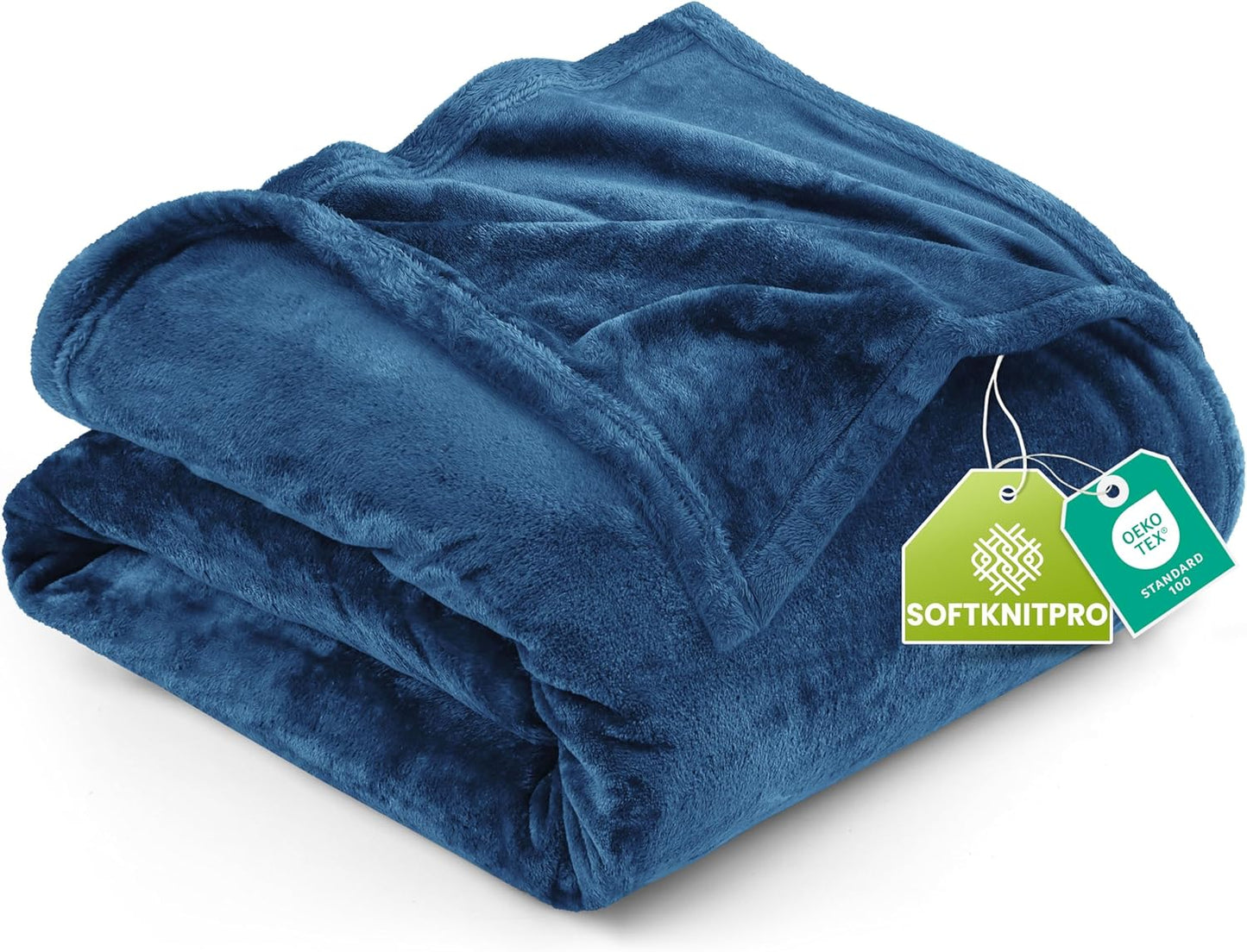 Utopia Bedding Fleece Blanket - Luxury Soft Microfiber Twin Size in Royal Blue (60x80 Inch)