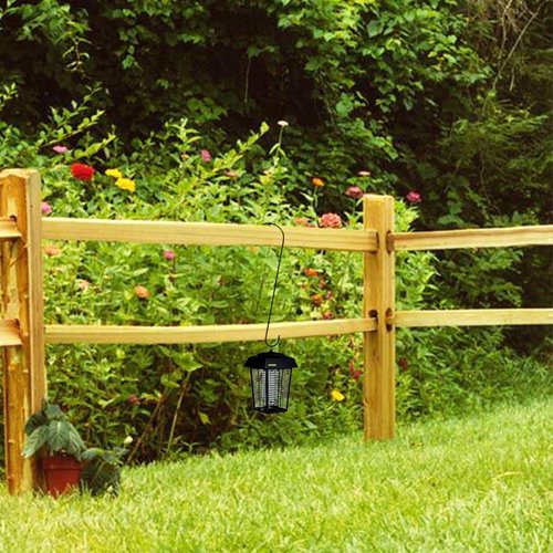 DINGEE 24-Inch Heavy-Duty Tree Branch Hooks - 6-Pack Metal S-Hooks for Bird Feeders, Plants & Lanterns - Black
