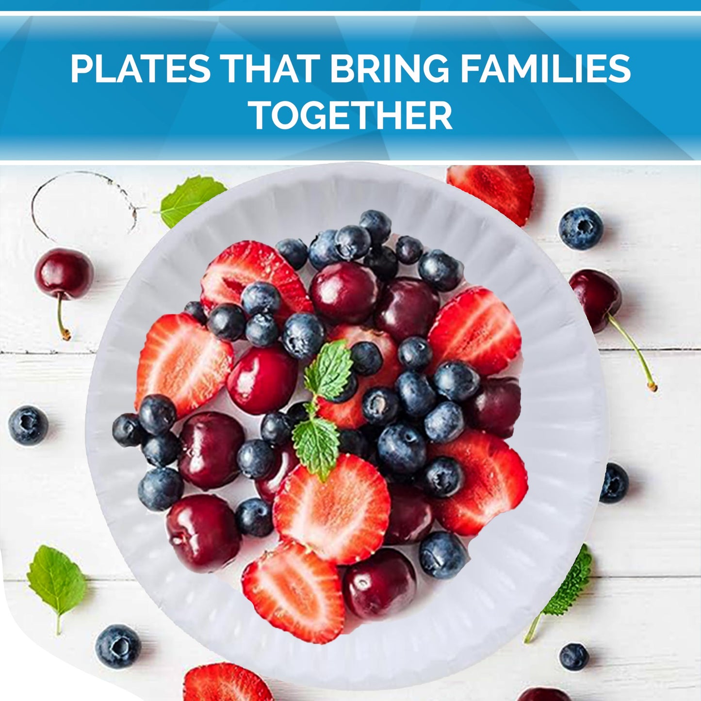 Perfectware- 6" Uncoated Paper Plates for Daily Use/Crafts/Events and Much More -Pack of 100ct