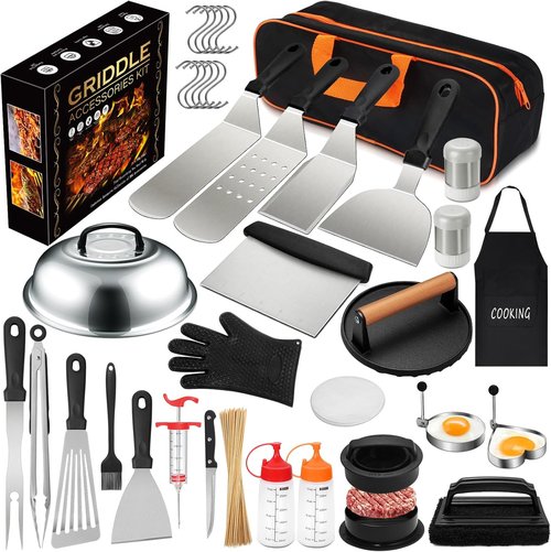 Blackstone 237-Piece Griddle Accessories Kit - Ultimate Flat Top Grilling Tools & Spatula Set