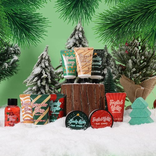 BODY & EARTH Advent Calendar 2025 - 12 Days of Spa Gifts for Women & Teens | Hand Cream & Body Lotion