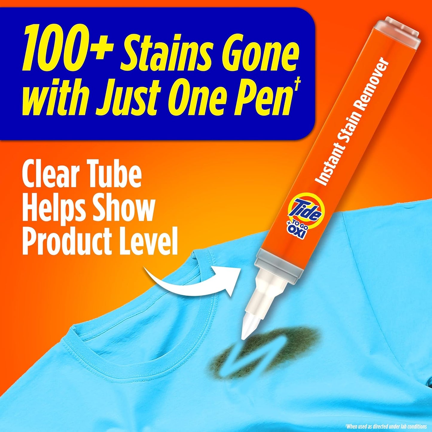 Tide Stain Remover Pen - Instant Spot Treatment for Clothes | Travel Size, 1 Count