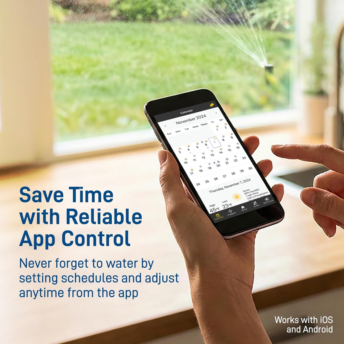 Orbit 24637 B-Hyve XD Smart Hose Watering Timer - Wi-Fi Hub, 2-Port for Efficient Watering