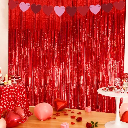 Galentines Day Decorations | Valentine's Decor Backdrop Banner for Wall & Door - Indoor/Outdoor Party Favors
