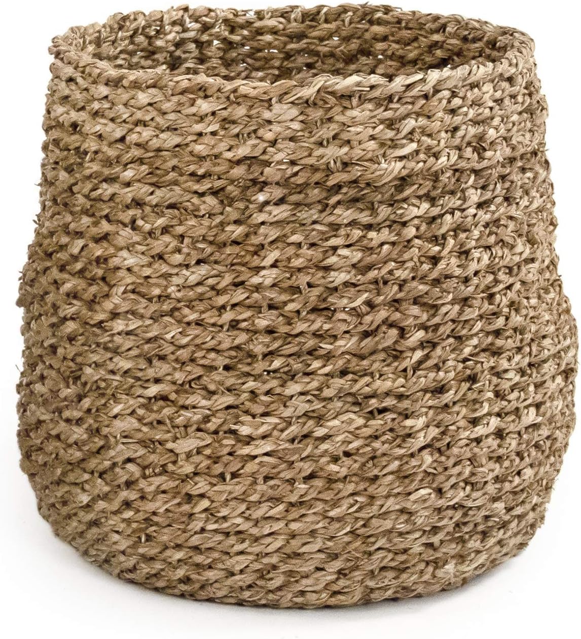 ZENTIQUE Woven Basket - Stylish Brown & Beige Storage Solution | One Size