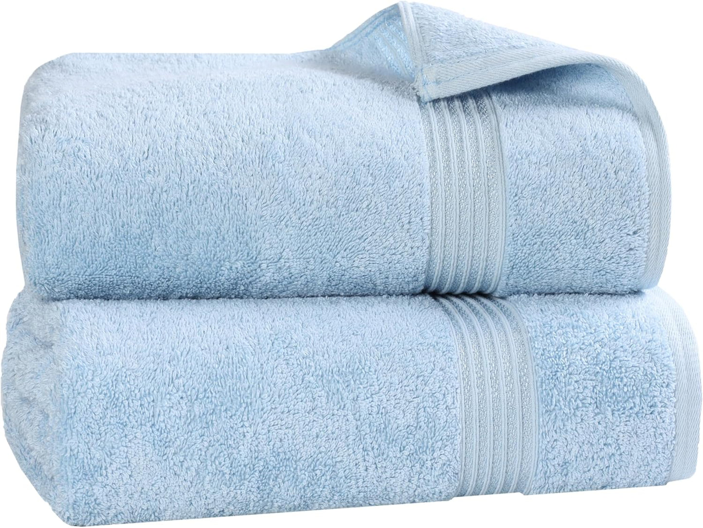 Superior Egyptian Cotton 6-Piece Towel Set, Bathroom Essentials, Towels For Bathroom, Apartment, Airbnb, Guest Bath, Face, Hand, Bath Towels, Washcloths, Absorbent, Fast Drying, Royal Purple
