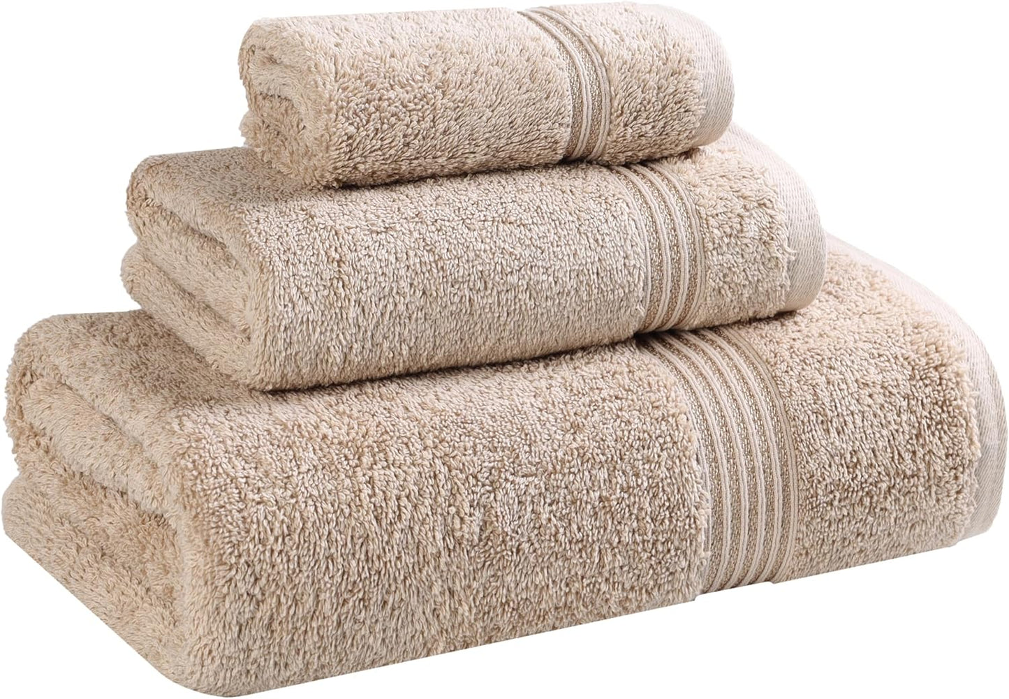 Superior Egyptian Cotton 6-Piece Towel Set, Bathroom Essentials, Towels For Bathroom, Apartment, Airbnb, Guest Bath, Face, Hand, Bath Towels, Washcloths, Absorbent, Fast Drying, Royal Purple