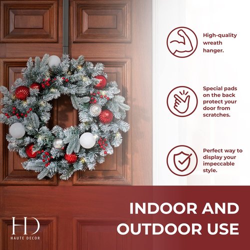 Haute Decor Adjustable Length Wreath Hanger - 20 Lb. Capacity
