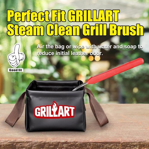 GRILLART Grill Brush Soak Basin - Bristle-Free Design for Easy Cleaning | Perfect for SteamWizards