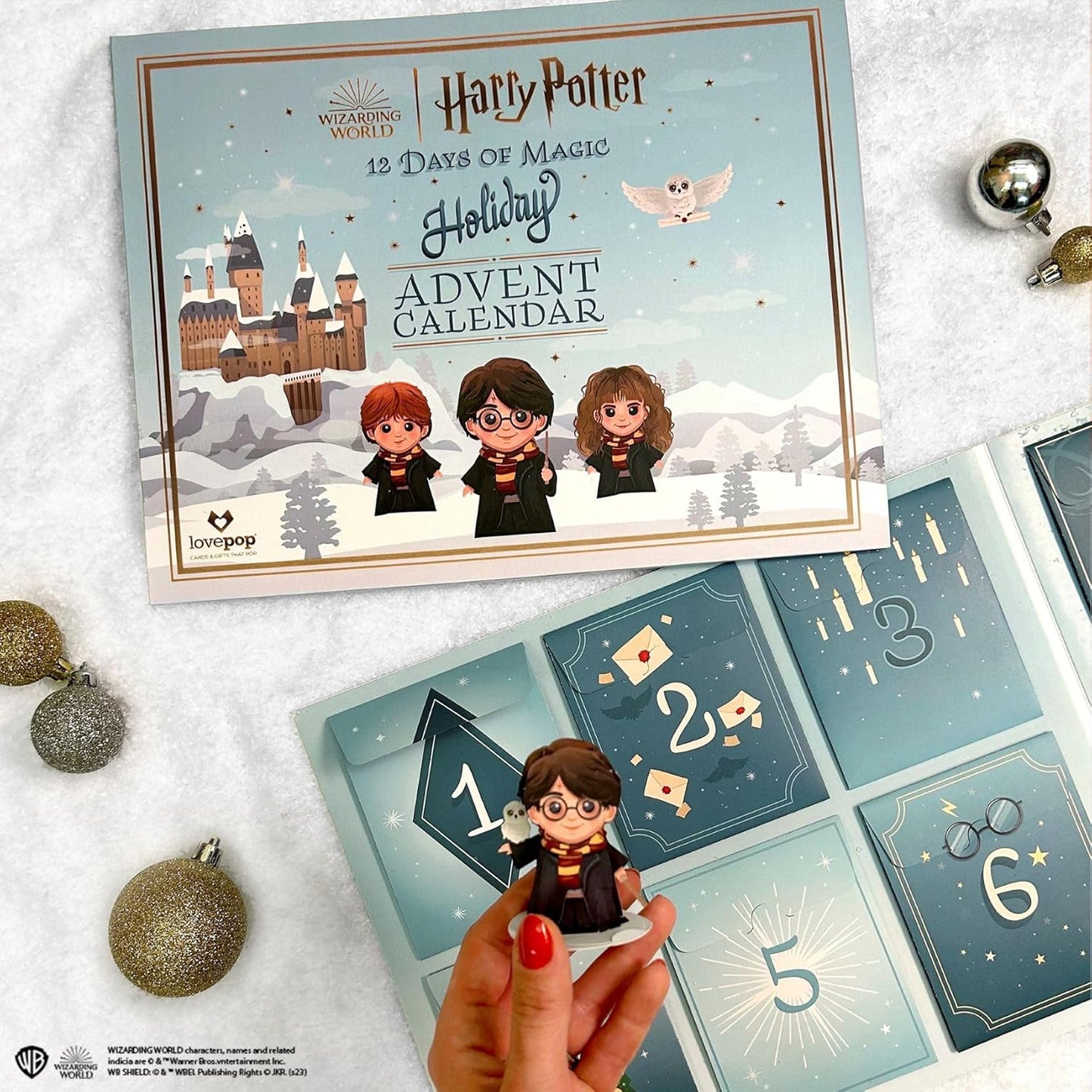 Lovepop Harry Potter™ Advent Calendar - 12 Days of Magic Countdown Gift for Kids | 2023 Holiday Edition