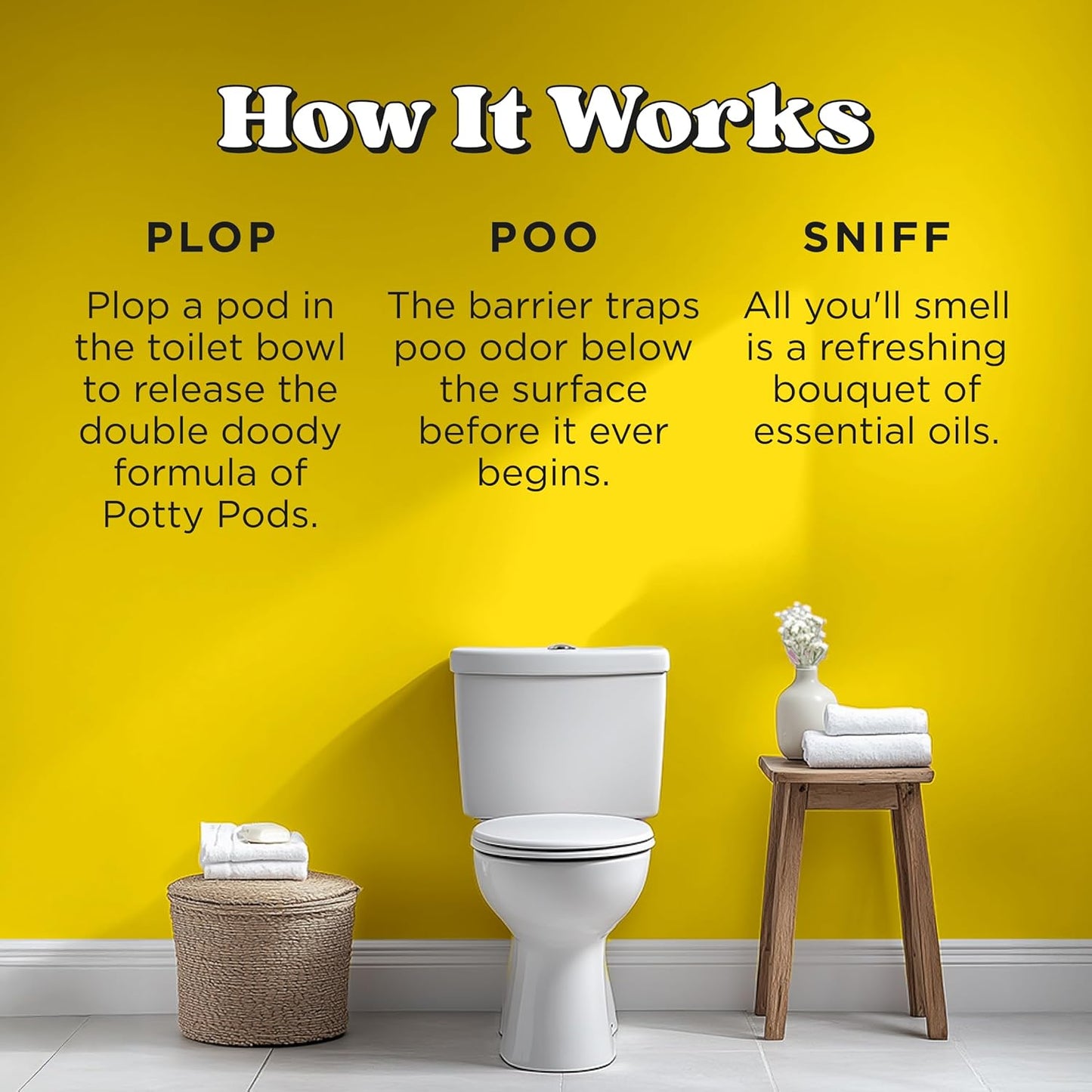 Poo-Pourri Before-You-Go Toilet Potty Pods - Original Citrus Scent, 5 Ct | Bathroom Deodorizer & Cleaner