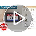 MASSII 27 Alarms Digital Talking Clock with Time Date Announcement, Auto DST, 20 Custom Reminders, 10-Level Dimmer, Sleep Trainer, Large Day Calendar Clock for Elderly Dementia Alzheimers -with Remote