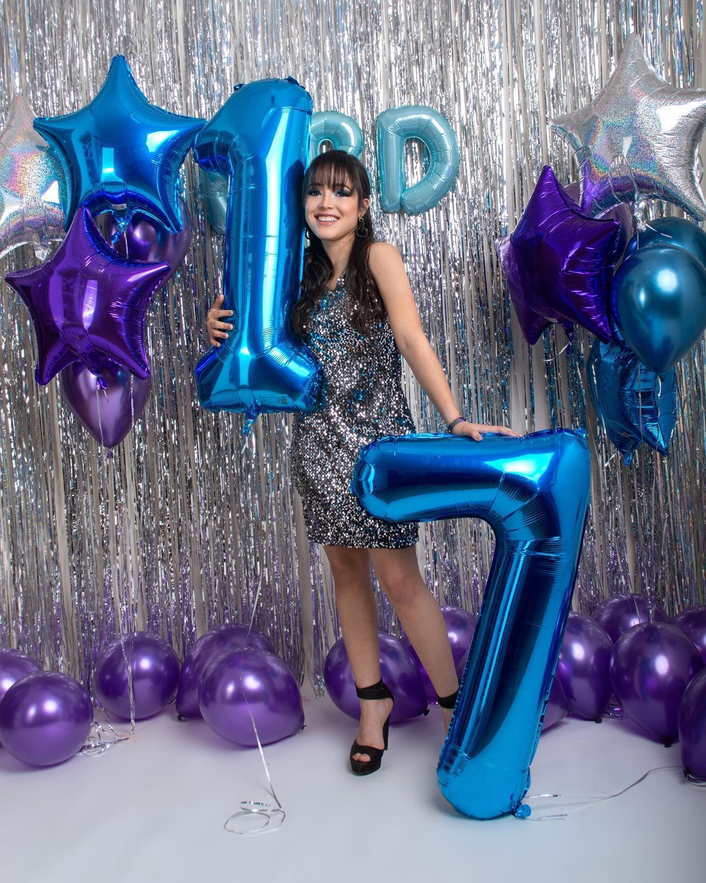 Navy Blue 7 Balloon Number, 40 Inch Nmber Balloons, Blue Party Decorations for 7th Birthday