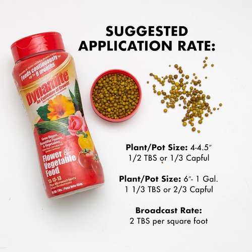 Dynamite Complete Plant Food - Premium Flower & Vegetable Nutrients | 1 lb Bag