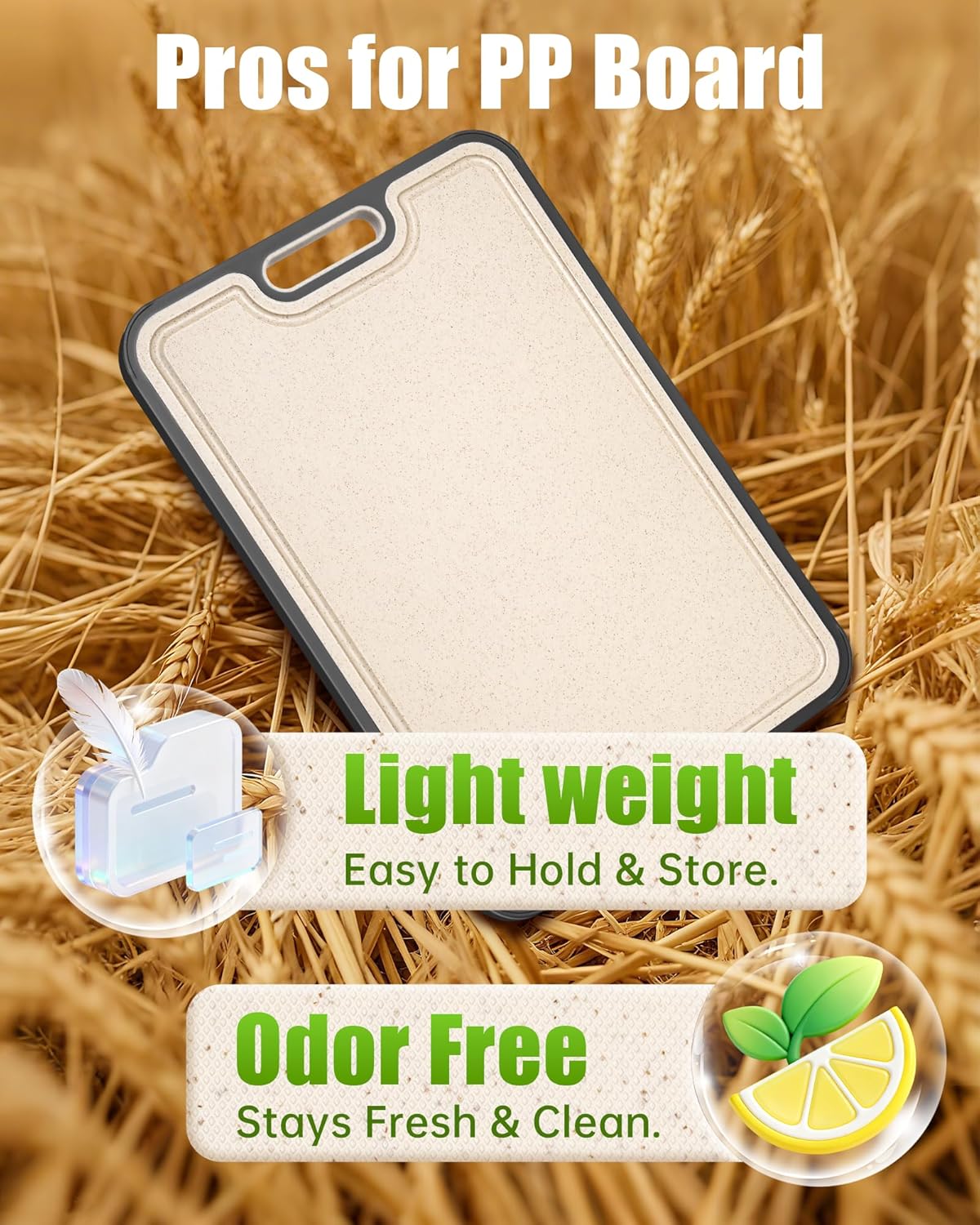 Stainless Steel Cutting Board - Non-Toxic 2-in-1 Double-Sided Design | Large 16” x 11” for Easy Cleaning
