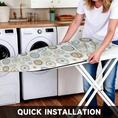 Ironing Board Cover by [Brand Name] - 15"x54" Heavy Duty Non-Slip Replacement with Thick Padding & Elastic Edges