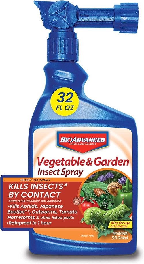Bayer Advanced Bug Killer Concentrate - Effective Vegetable Garden Protection | 32-Ounce