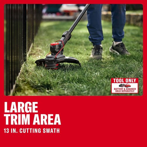 CRAFTSMAN V20 Cordless String Trimmer & Lawn Edger - 13-Inch, 63 Minutes Runtime, Easy Handling