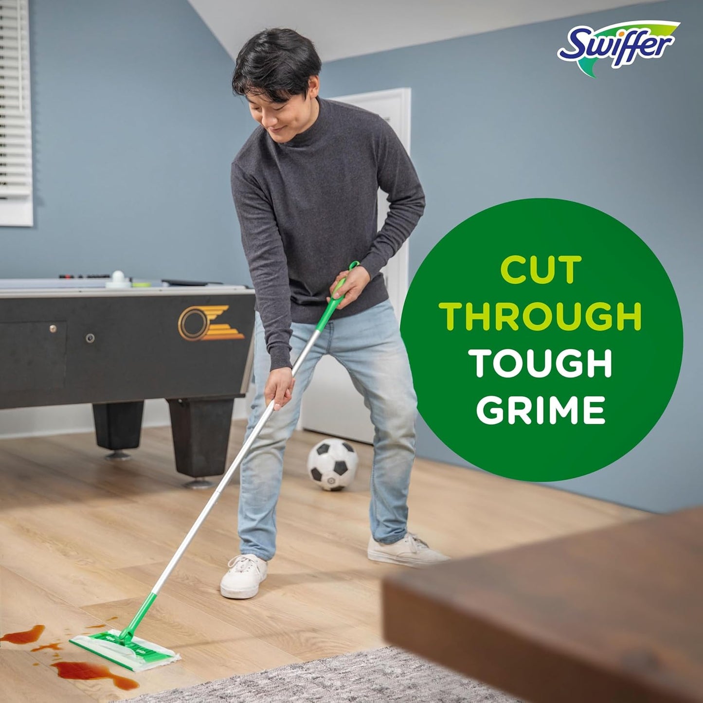 Swiffer Sweep + Mop Wet Pads Refill - All-Purpose Floor Cleaner for Dirt & Dust | Fresh Gain, 36ct