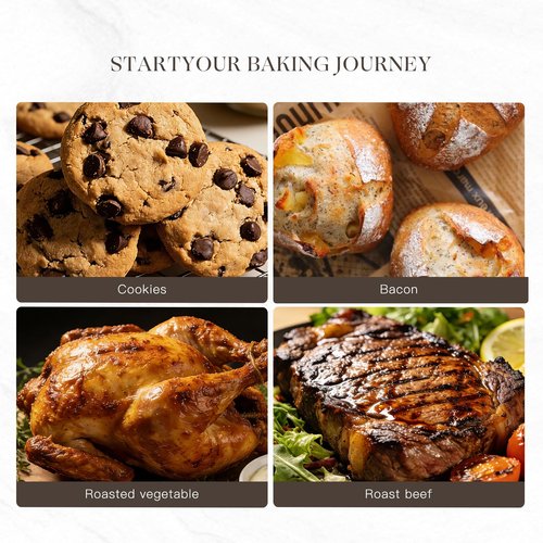 Heavy-Duty 3-Piece Baking Sheet Set - Commercial & Home Kitchen Nonstick Cookie Pans, Reinforced Carbon Steel Baking Trays, Oven-Safe with Even Heating & Easy Clean