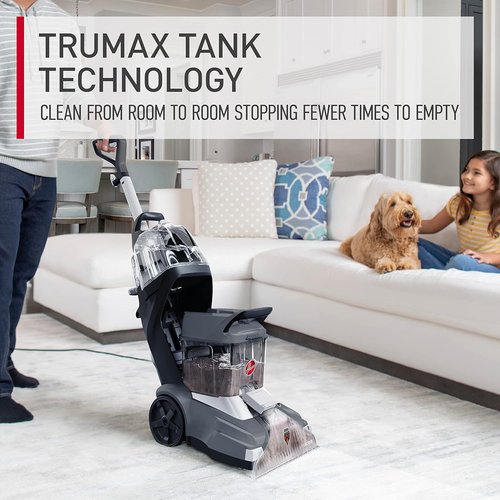 Hoover Powerscrub XL Pet Carpet Cleaner - Powerful Upright Shampooer for Deep Cleaning | Black