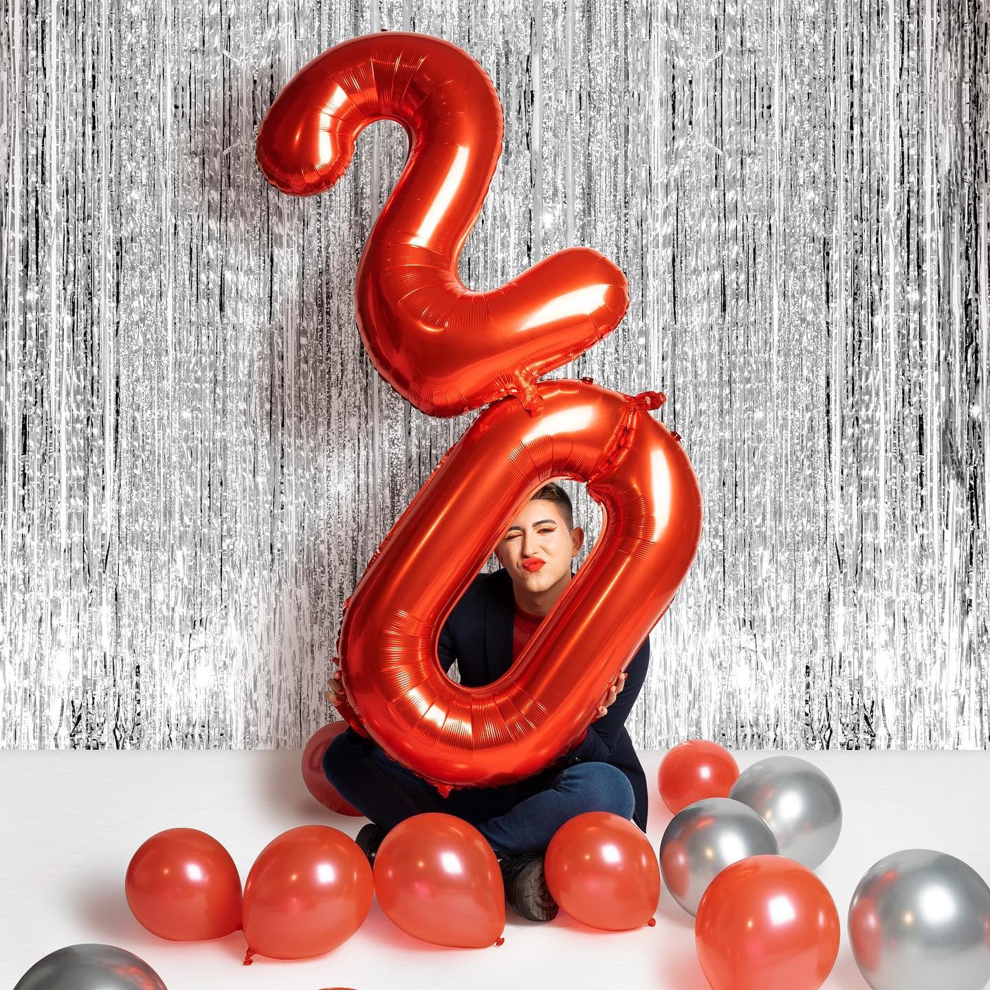 Red Number 17 Balloon 40 inch, 17 Number Balloons, 17th Red Birthday Decorations, 17 Year Old Girls Boys Party Supplies