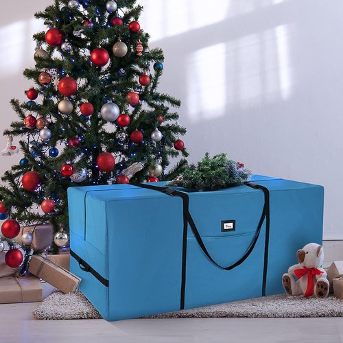 Hearth & Harbor Christmas Tree Storage Bag - Durable 600D Oxford with Reinforced Handles | Fits 7.5 & 9 FT Trees