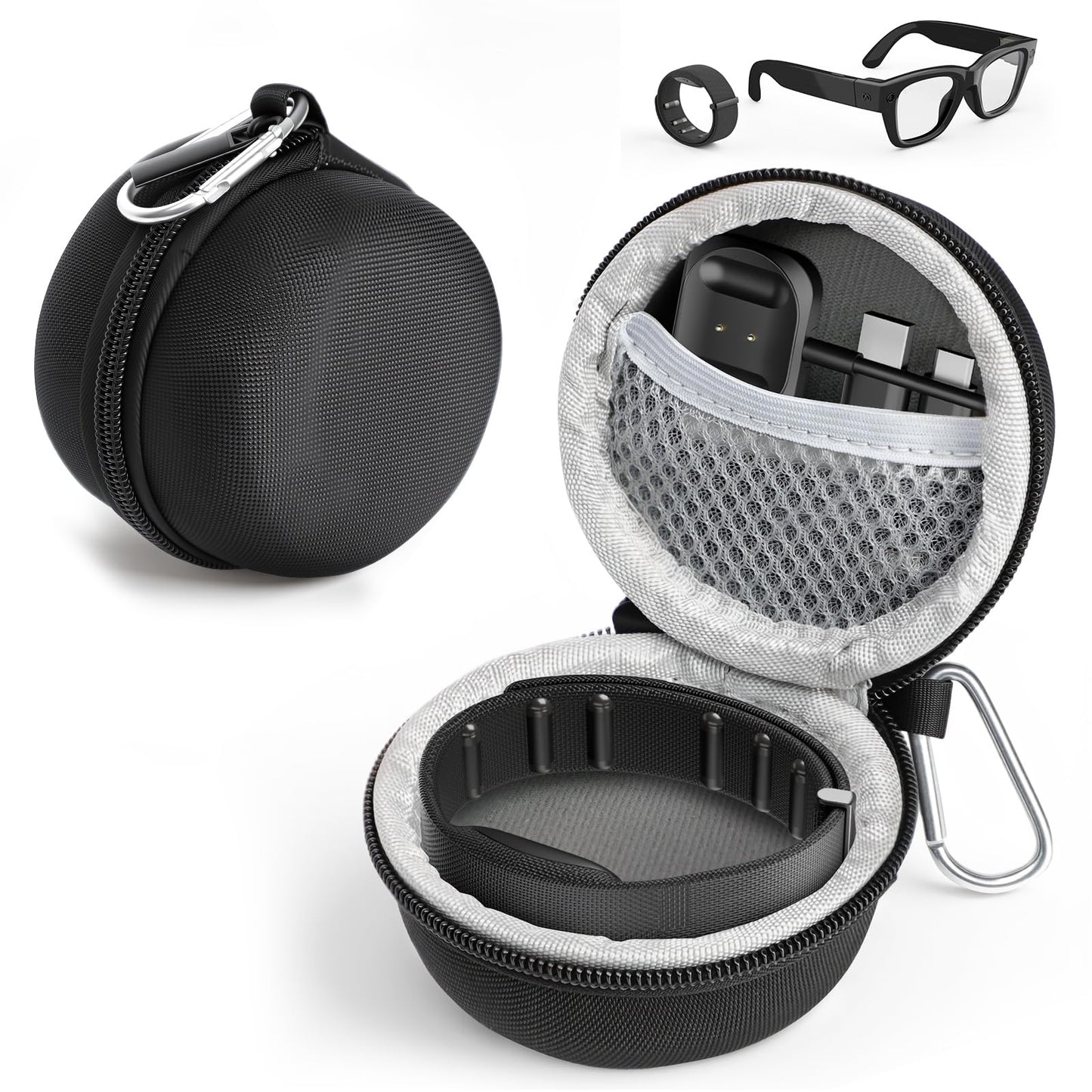 Wristband Protective Case for Met-a Ra-y ban Dis-Play，Wristlet Case for Me-ta Rayba Dis-Play「Dustproof, Storage, Pressure-Resistant, Drop-Proof，Lightweight, Compact」