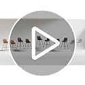 VASAGLE Counter Height Bar Stools Set of 2 - Coffee Brown, 24.8 Inch, Modern Backrest