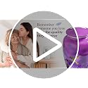 Adult Large Hummingbird Memorial Urn for Ashes - Purple Handcrafted Cremation Urn
