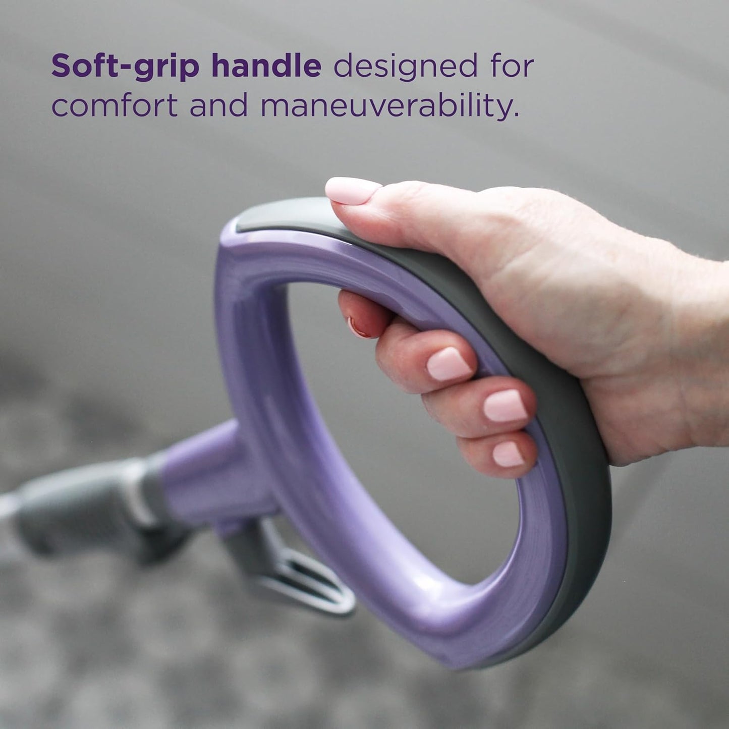 Shark Steam Pocket Mop - Lightweight Steam Cleaner for Sealed Hard Floors | 2 Washable Pads, Purple, S3501