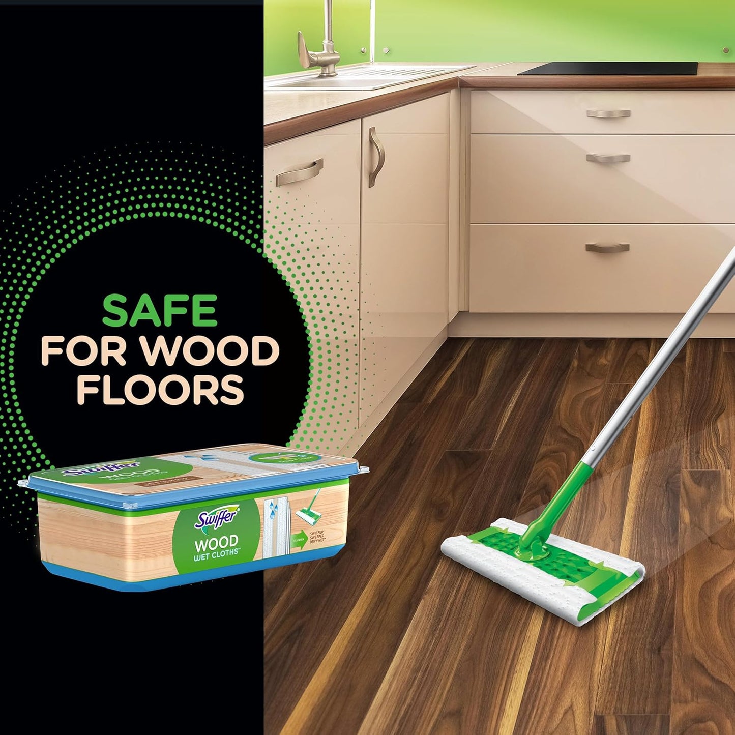 Swiffer Heavy Duty Mop Refills - Multi-Surface Cleaning Cloths for Hardwood Floors | 20 Count