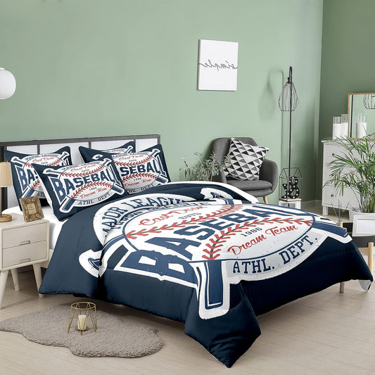 Bodhi Rainbow Graffiti Football Bedding for Boys & Teens - Full Comforter Set with Matching Pillowcases