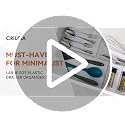 Criusia 8 Pack Large Clear Drawer Organizers for Kitchen & Bathroom Storage