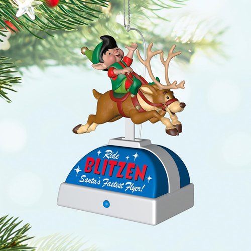 Hallmark Keepsake Christmas Ornament - Merry Mechanical Ride with Music & Motion | Unique Holiday Gift
