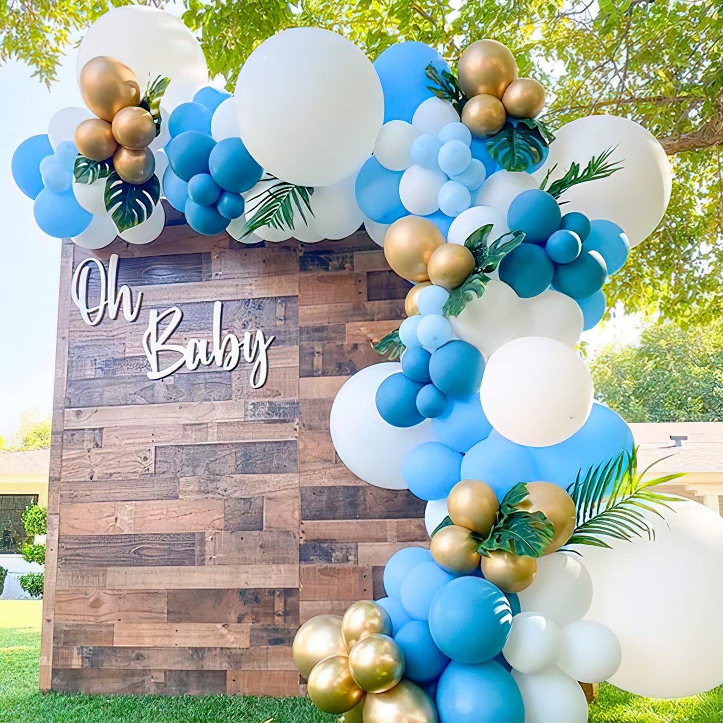 PartyWoo Light Blue Balloons 50pcs 5 Inch Small Mini Baby Pastel Sky Aqua Blue Balloons for Graduation Baby Shower Gender Reveal Weddings Anniversary Birthday Bachelorette Party Decorations Blue-Y4