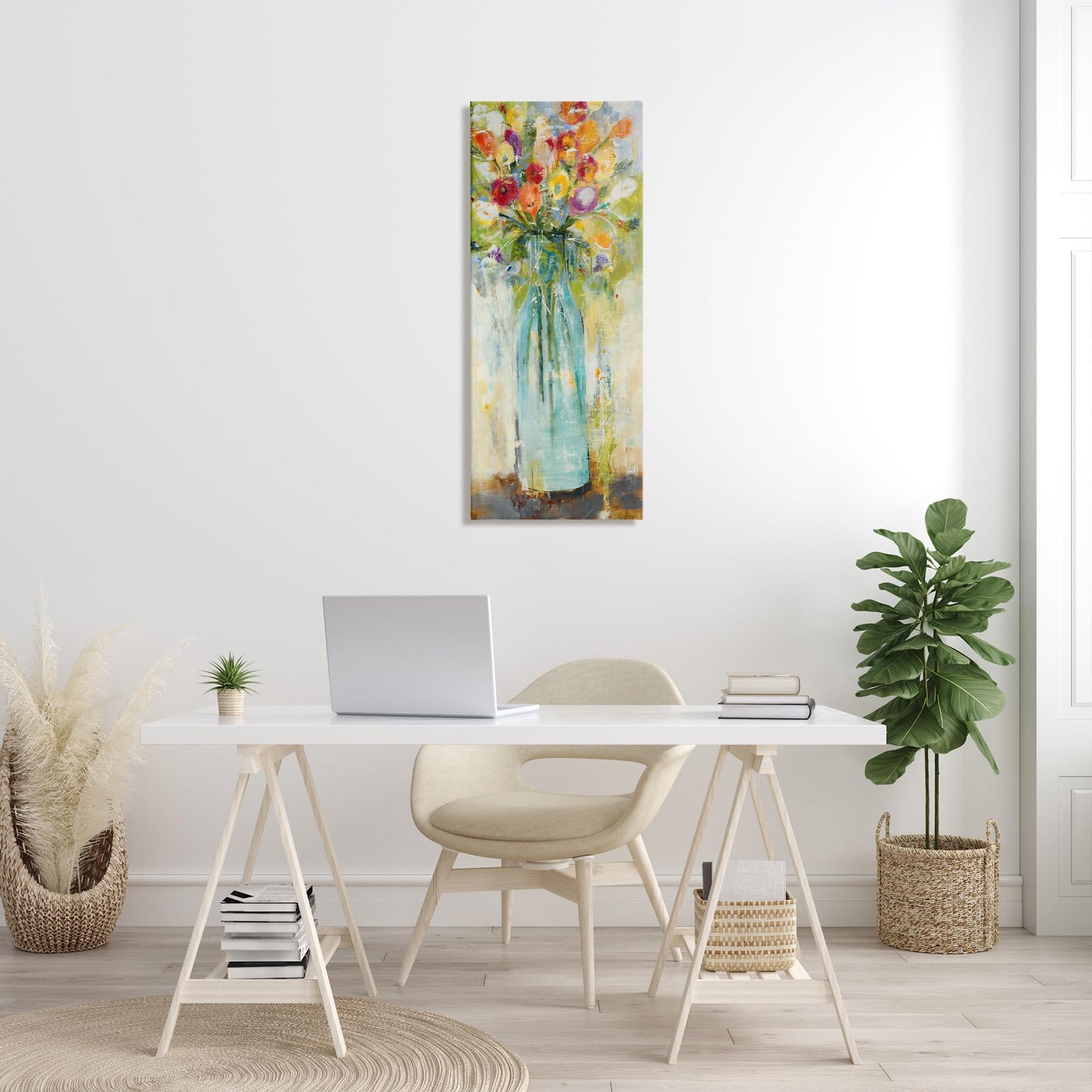 Stupell Industries 'Rustic Spring Bouquet Abstraction'| Canvas Art