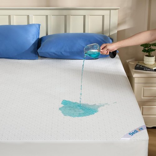 BEDLORE Queen Mattress Protector - Waterproof Noiseless Cover with Deep Pocket for 6-18 Inch Mattresses | Soft & Breathable
