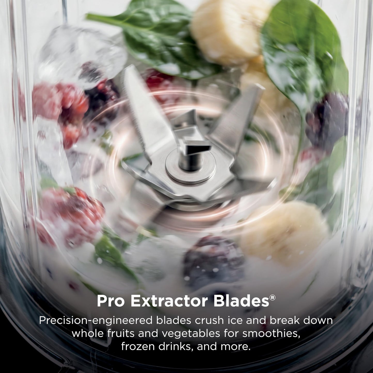 Ninja Fit Compact Personal Blender | Portable Blender for Smoothies, Shakes, and Frozen Blending | Includes (2) 16-oz. To-Go Cups and Spout Lids | 700 Watt | Black | QB3001SS