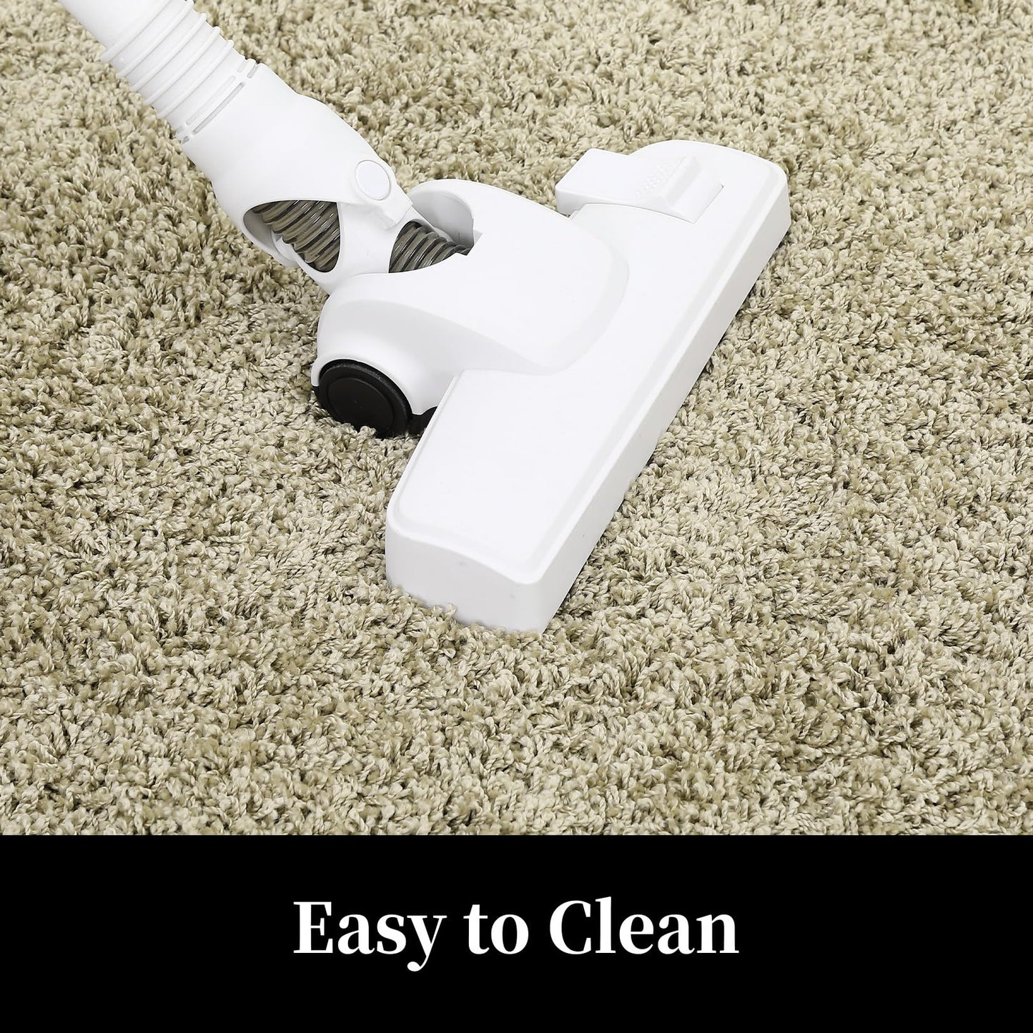 Nanan Kitchen Runner Rug 2x8 Non-Shedding Long Hallway Bedside Solid Modern Shag Indoor Floor Carpet for Bedroom Living Room Nursery, 2' x 8', Taupe